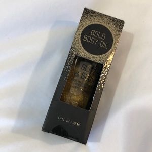 Gold body oil